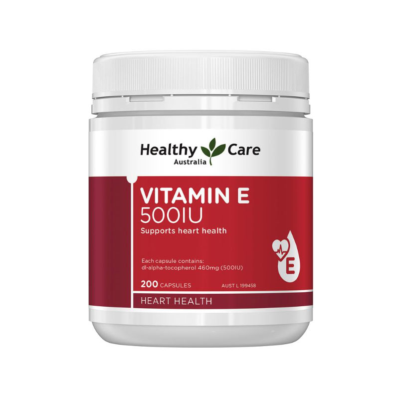 【澳洲直邮】Healthy Care Vitamin E 500IU 天然维生素e胶囊 200粒
