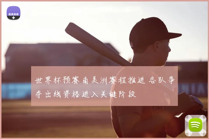 世界杯预赛南美洲赛程推进 各队争夺出线资格进入关键阶段